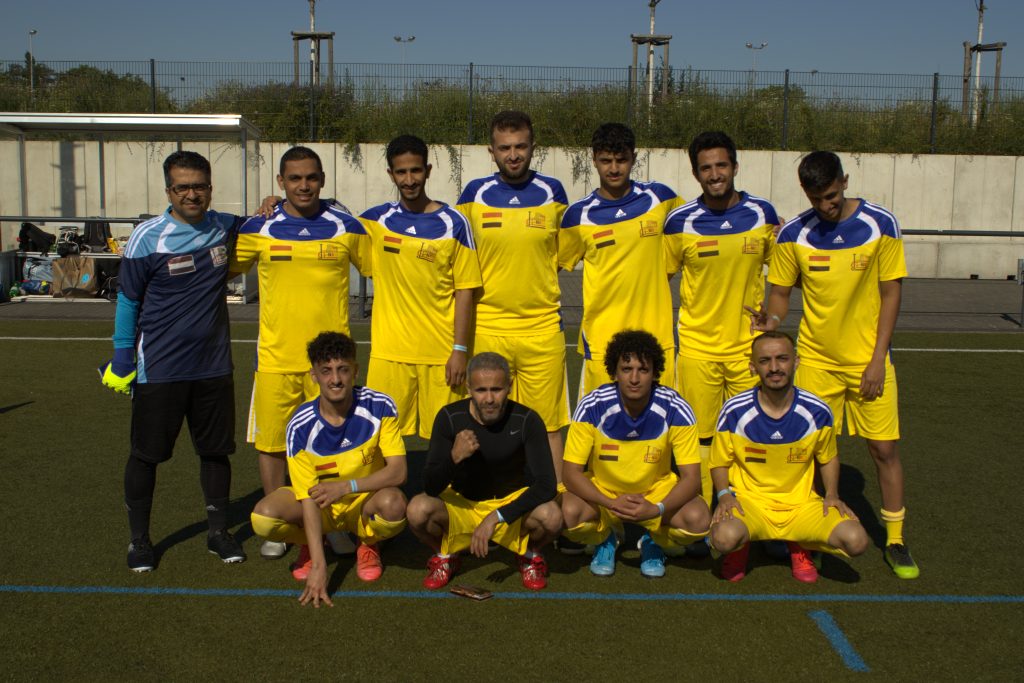 Fußballteam der Gemeinde